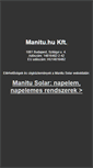 Mobile Screenshot of manitu.hu