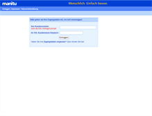 Tablet Screenshot of dsl.manitu.de